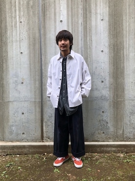 オ・イツキさん(メンズ・171cm)の春コーディネート