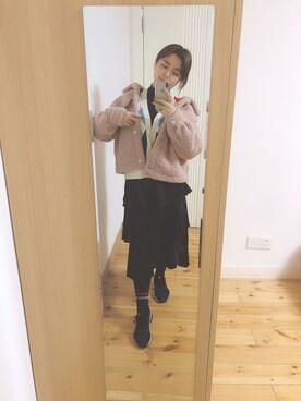 「PUMA(プーマ)のアイテム(アクセサリー)」を使った、Miemi92さん(レディース・157cm)の春コーディネート