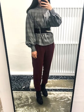 mochiさん（レディース・162cm）の冬コーディネート