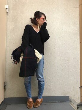＊:)ayaさん（レディース・160cm）の冬コーディネート