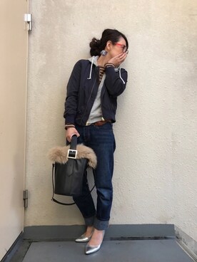 *:)ayaさん(レディース・160cm)の冬コーディネート