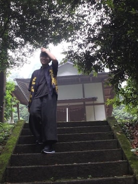 「SASQUATCHfabrix」｜「アイテム（その他）」を使った、Naokiさん（メンズ・174cm）の夏コーディネート
