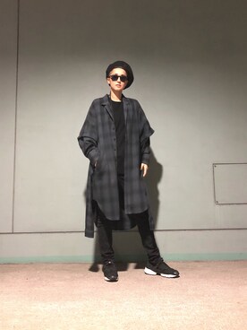 「PAMEO POSE（パメオポーズ）のアイテム（その他アウター）」を使った、a.komuroさん（レディース・168cm）の秋コーディネート