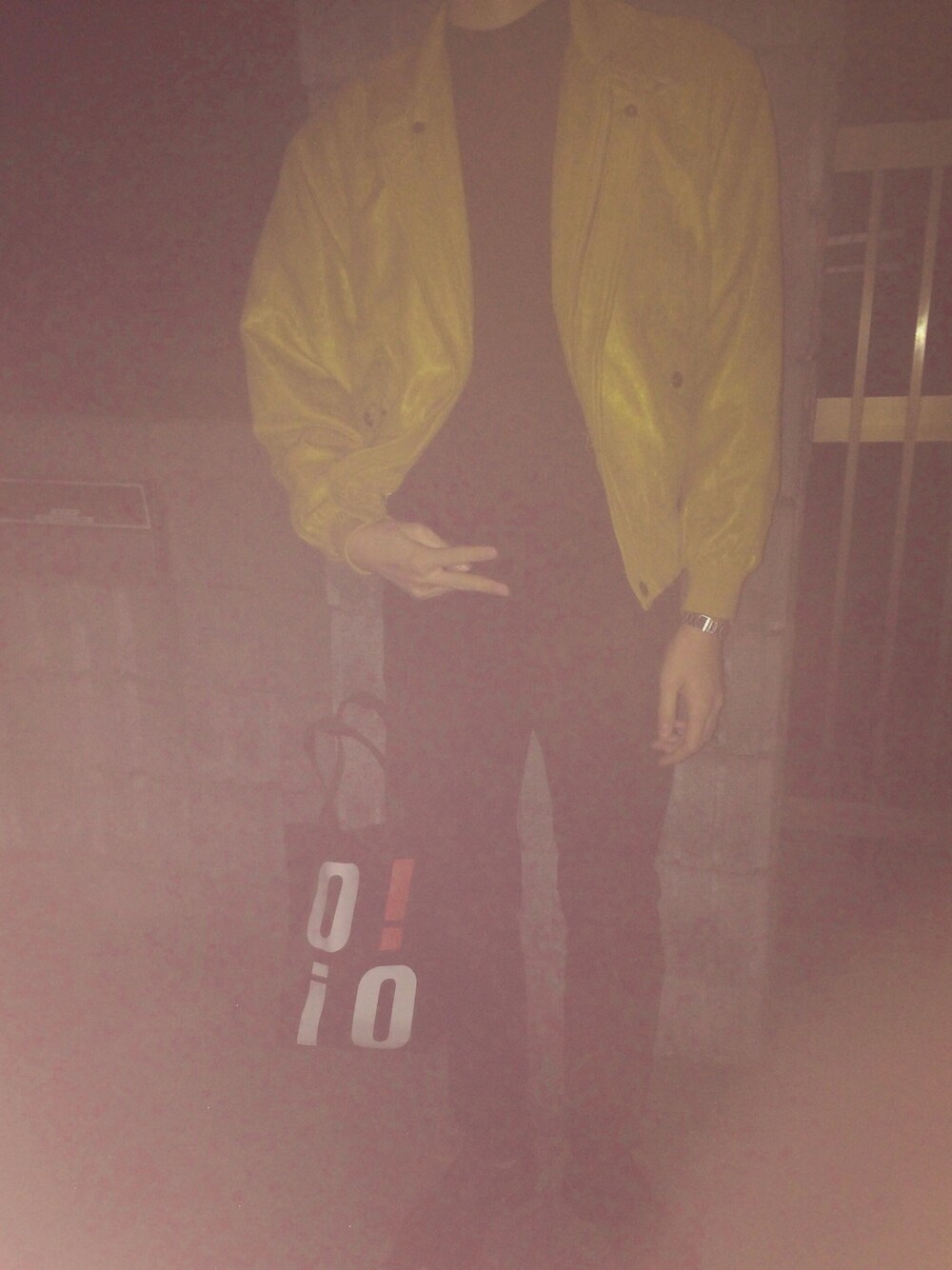 「古着、Dr.Martens、oioi、CASIO、used」｜「usedのアイテム（ジャケット/アウター、イエロー系）」を使った、©︎osaさん（メンズ・178cm）の冬コーディネートの1枚目の写真