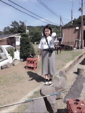 「VOGUE JAPAN（ヴォーグ ジャパン）のアイテム」を使った、ワ タ ラ イ モ モ カさん（レディース・153cm）の夏コーディネート