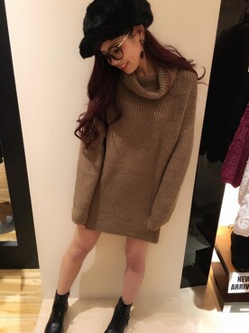 「oneway glamorous（ワンウェイグラマラス）のアイテム」を使った、aikaさん（レディース・164cm）の秋コーディネート
