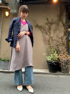 haga.さん（レディース・164cm）の春コーディネート