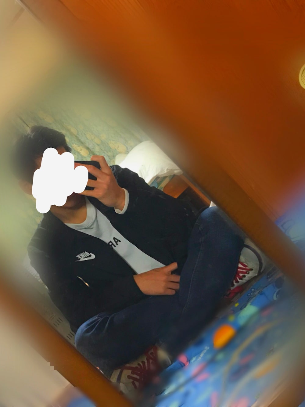 「NIKE、少ない服で着回し」｜「NIKEのナイキ スポーツウェア メンズジャケット（その他アウター、ブラック系）」を使った、da-hamaさん（メンズ・174cm）の春コーディネートの1枚目の写真