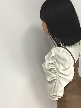 「きりっぱなしボブ」｜あいな🌈さん（レディース・155cm）の冬コーディネート