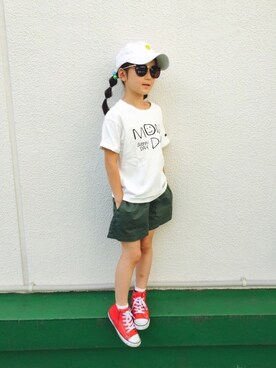 HALULUさん（キッズ・130cm）の夏コーディネート