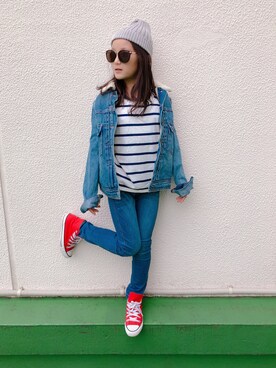 HALULUさん（キッズ・136cm）の秋コーディネート