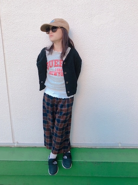 HALULUさん（キッズ・136cm）の秋コーディネート