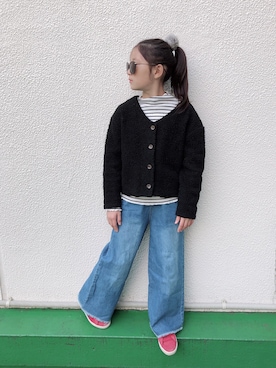 「present（プレゼント）のアイテム（その他）」を使った、HALULUさん（キッズ・138cm）の冬コーディネート