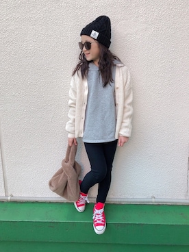 HALULUさん（キッズ・138cm）の冬コーディネート