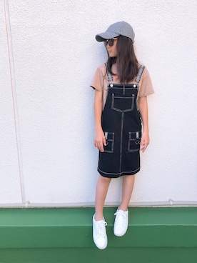 「秋のブラウンスタイル」｜「アイテム（その他）」を使った、HALULUさん（キッズ・142cm）の秋コーディネート