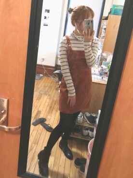 「ALDO（アルド）のアイテム（ブーツ）」を使った、JojosOOTD:3さん（レディース・160cm）の春コーディネート