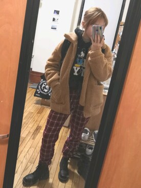 「plaid」｜「アイテム（ブーツ）」を使った、JojosOOTD:3さん（レディース・160cm）の春コーディネート