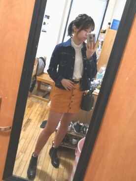 「ALDO（アルド）のアイテム（ブーツ）」を使った、JojosOOTD:3さん（レディース・160cm）の春コーディネート