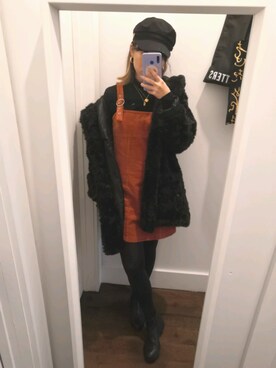 「ALDO（アルド）のアイテム（ブーツ）」を使った、JojosOOTD:3さん（レディース・160cm）の冬コーディネート