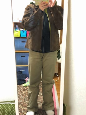 「New look（ニュールック）のアイテム（その他アウター）」を使った、JUNKOさん（レディース・160cm）の冬コーディネート