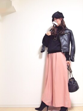 natsuさん（レディース・161cm）の冬コーディネート