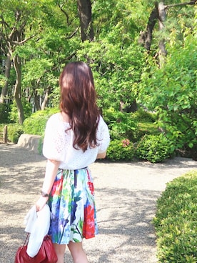 「blugirl（ブルガール）のアイテム」を使った、natsuさん（レディース・161cm）の春コーディネート