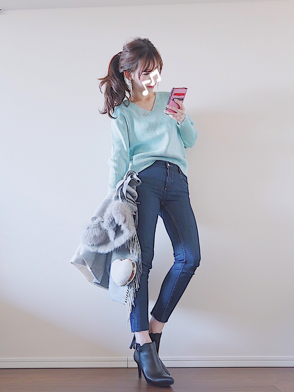 DES PRES - 【新品】デプレ マーセライズコットン Vネックプルオーバー S DES PRES - des pres マーセライズ コットン Vネックプル