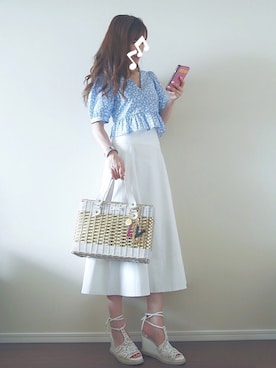 「petitcro」｜natsuさん（レディース・163cm）の夏コーディネート
