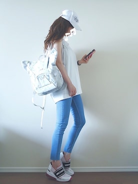 「DAMIANI（ダミアーニ）のアイテム」を使った、natsuさん（レディース・163cm）の夏コーディネート