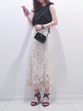 「DAMIANI（ダミアーニ）のアイテム」を使った、natsuさん（レディース・162cm）の夏コーディネート