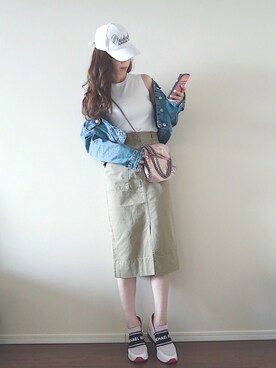 natsuさん（レディース・161cm）の春コーディネート