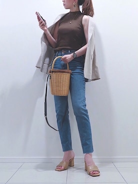 「DAMIANI（ダミアーニ）のアイテム」を使った、natsuさん（レディース・162cm）の秋コーディネート