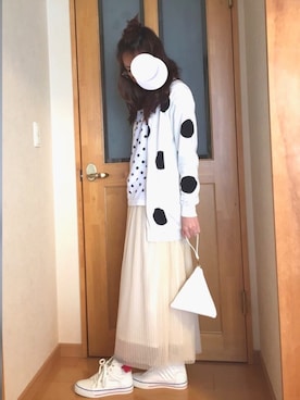 「H.A.K（ハク）のアイテム（トップス）」を使った、☺︎ゆき❅*॰ॱさん（レディース・164cm）の春コーディネート