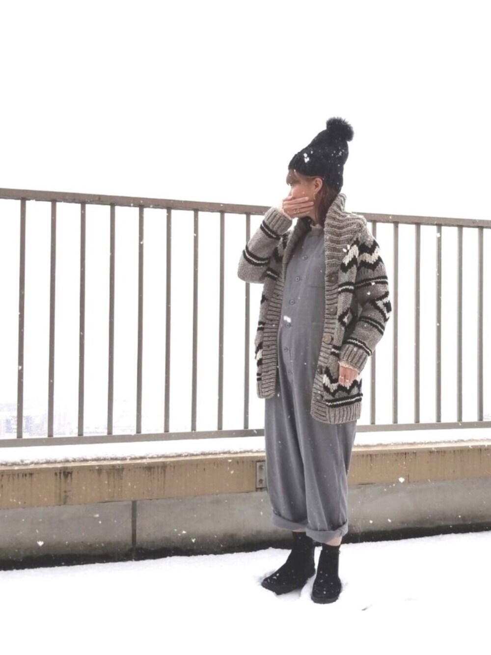 aiko着用大人気BEAMS BOY フラノパイロットスーツ