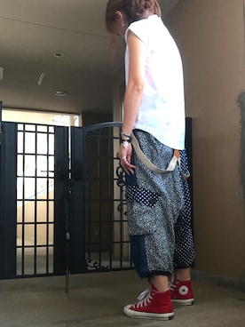「MARC JACOBS（マークジェイコブス）のアイテム（ヘアゴム）」を使った、☺︎ゆき❅*॰ॱさん（レディース・164cm）の春コーディネート