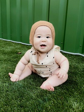 「クインシーメイ」｜yuiさん（キッズ・70cm）の秋コーディネート