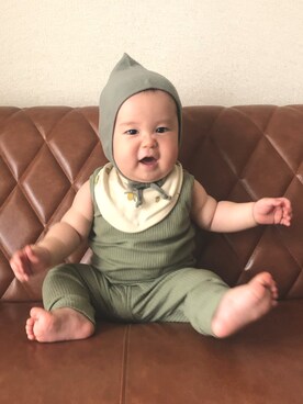 「クインシーメイ」｜yuiさん（キッズ・70cm）の秋コーディネート