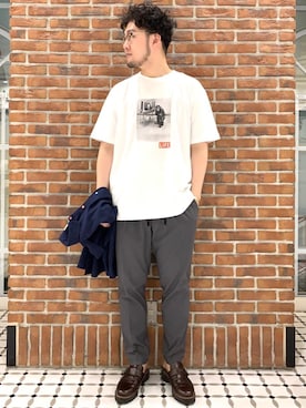 「coen」｜coen Shimizuさん（メンズ・178cm）の春コーディネート