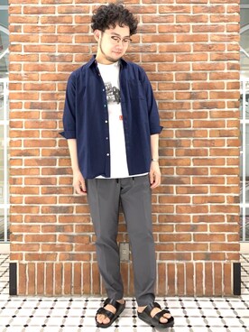 coen Shimizuさん（メンズ・178cm）の夏コーディネート