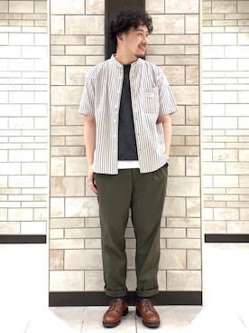 「SMITH'S（スミス）のアイテム（トップス）」を使った、coen Shimizuさん（メンズ・178cm）の夏コーディネート