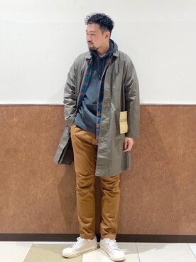 「SMITH'S（スミス）のアイテム（トップス）」を使った、coen Shimizuさん（メンズ・177cm）の冬コーディネート