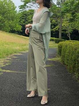 「LAGUNAMOON（ラグナムーン）のアイテム（バングル/リストバンド）」を使った、Saaaさん（レディース・163cm）の夏コーディネート