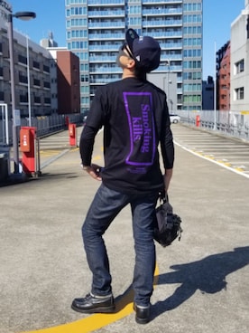 「FR2」｜「アイテム（キャップ）」を使った、youさん（メンズ・168cm）の秋コーディネート