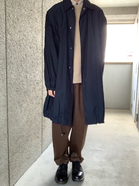 「Dr. Martens（ドクターマーチン）のDr.Martens (ドクターマーチン)/1461 3EYE GIBSON SHOES（その他シューズ）」を使った、はるにゃさん（メンズ・170cm）の冬コーディネート