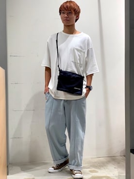 「NUMBER (N)INE（ナンバーナイン）のアイテム」を使った、YUKIさん（メンズ・168cm）の夏コーディネート