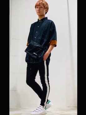 「NUMBER (N)INE（ナンバーナイン）のアイテム」を使った、YUKIさん（メンズ・168cm）の夏コーディネート