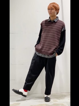 「ブリティッシュ」｜YUKIさん（メンズ・168cm）の秋コーディネート