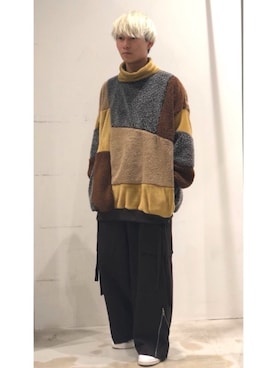 「masterkey（マスターキー）のアイテム（スウェット）」を使った、YUKIさん（メンズ・168cm）の秋コーディネート