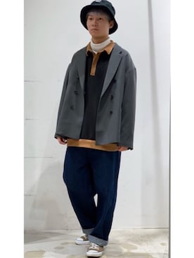 「stan smith」｜YUKIさん（メンズ・168cm）の冬コーディネート