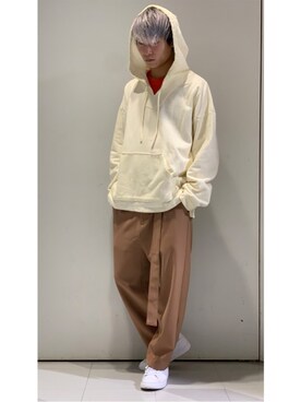 「FRED PERRY（フレッドペリー）のアイテム（シューズ）」を使った、YUKIさん（メンズ・168cm）の冬コーディネート